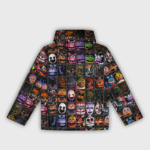 Женская ветровка Five Nights At Freddy's / 3D-Белый – фото 2