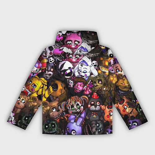 Женская ветровка Five Nights At Freddy's / 3D-Белый – фото 2