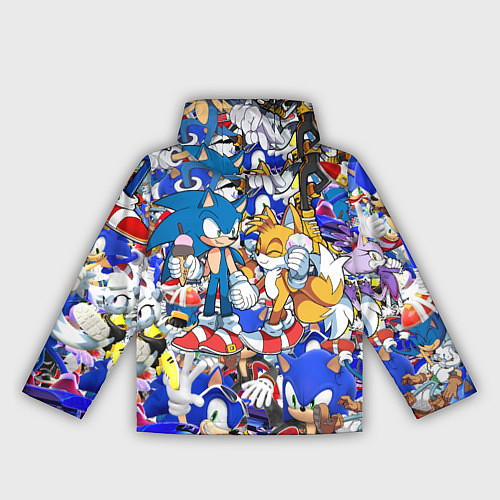 Женская ветровка SONIC PATTERN / 3D-Белый – фото 2