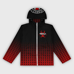 Ветровка с капюшоном женская Umbrella, цвет: 3D-белый