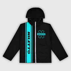 Ветровка с капюшоном женская NILETTO, цвет: 3D-белый