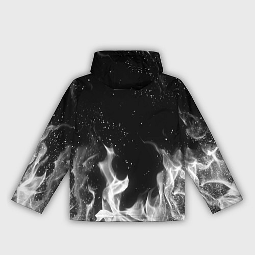 Женская ветровка БЕЛЫЙ ОГОНЬ / 3D-Черный – фото 2