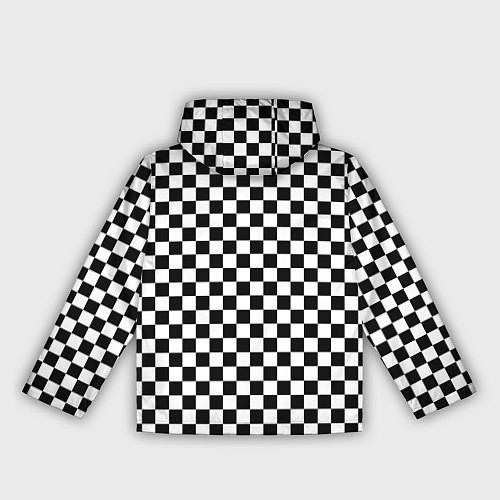 Женская ветровка Шахматка мелкая / 3D-Белый – фото 2