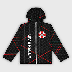 Ветровка с капюшоном женская UMBRELLA CORP, цвет: 3D-белый
