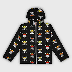 Ветровка с капюшоном женская One Piece, цвет: 3D-белый