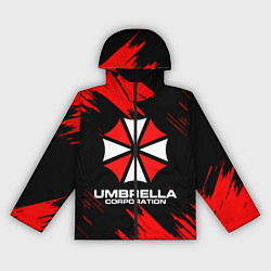 Ветровка с капюшоном женская Umbrella Corporation, цвет: 3D-черный