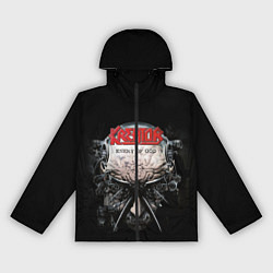 Ветровка с капюшоном женская Kreator 3, цвет: 3D-черный