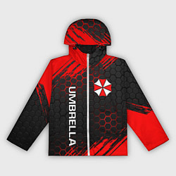 Ветровка с капюшоном женская UMBRELLA CORP, цвет: 3D-белый