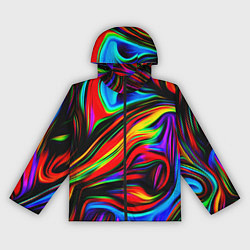Ветровка с капюшоном женская ABSTRACT, цвет: 3D-черный