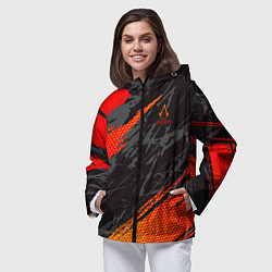 Ветровка с капюшоном женская Assassins Creed, цвет: 3D-черный — фото 2