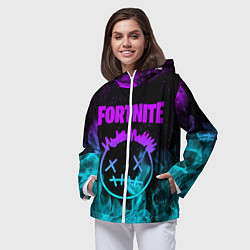 Ветровка с капюшоном женская FORTNITE X TRAVIS SCOTT, цвет: 3D-белый — фото 2