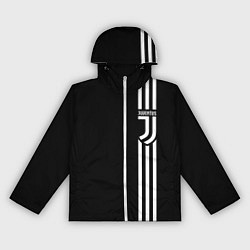 Ветровка с капюшоном женская JUVENTUS, цвет: 3D-белый