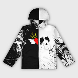 Ветровка с капюшоном женская Добро и зло, Payton Moormeier, цвет: 3D-белый