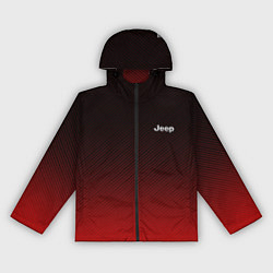 Ветровка с капюшоном женская Jeep спина Z, цвет: 3D-черный