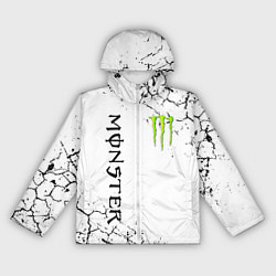 Ветровка с капюшоном женская MONSTER ENERGY, цвет: 3D-белый