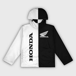 Ветровка с капюшоном женская HONDA, цвет: 3D-белый