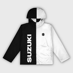 Ветровка с капюшоном женская Suzuki Z, цвет: 3D-белый