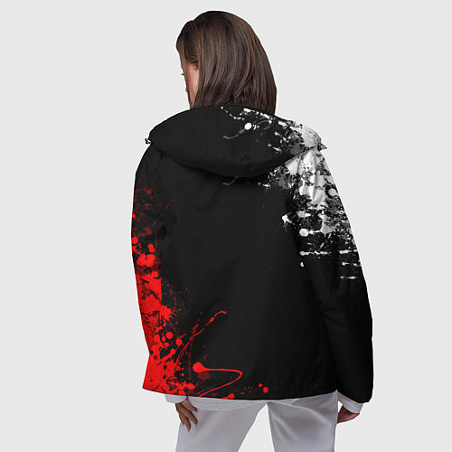 Женская ветровка CYBERPUNK 2077 / 3D-Черный – фото 4