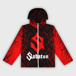 Ветровка с капюшоном женская Sabaton, цвет: 3D-белый