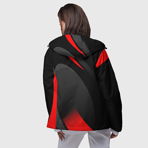 Женская ветровка FC Bayern Munchen / 3D-Черный – фото 4