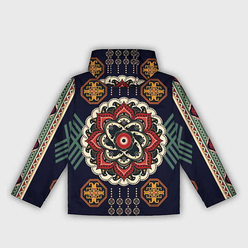 Женская ветровка Восточные узоры / 3D-Черный – фото 2