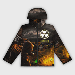 Ветровка с капюшоном женская Stalker 2, цвет: 3D-черный