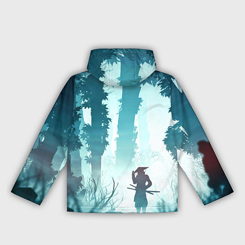 Женская ветровка Ghost of Tsushima / 3D-Белый – фото 2