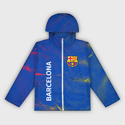 Ветровка с капюшоном женская BARCELONA БАРСЕЛОНА, цвет: 3D-белый