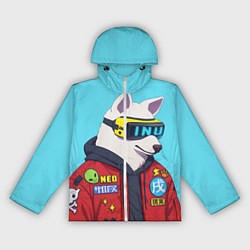 Женская ветровка Кибер Пёс