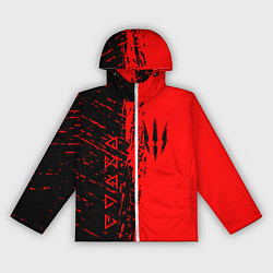 Ветровка с капюшоном женская ВЕДЬМАК, цвет: 3D-белый