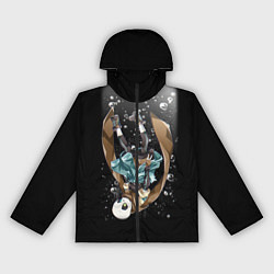 Ветровка с капюшоном женская UNDERTALE, цвет: 3D-черный