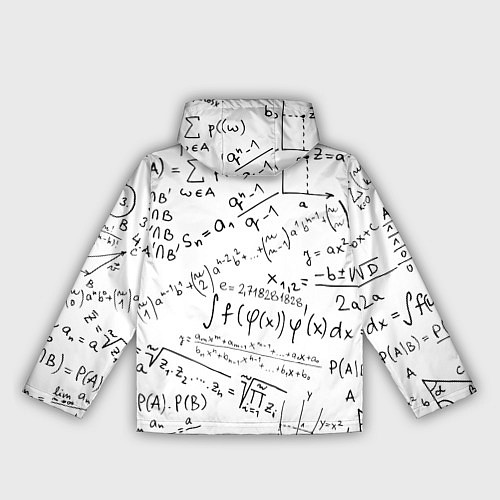 Женская ветровка Мама,я математик! / 3D-Белый – фото 2