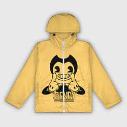 Ветровка с капюшоном женская Bendy And The Ink Machine, цвет: 3D-белый