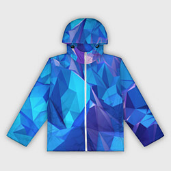 Ветровка с капюшоном женская NEON CRYSTALLS, цвет: 3D-белый