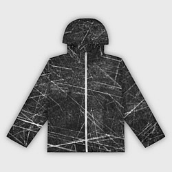 Ветровка с капюшоном женская Царапины, цвет: 3D-белый