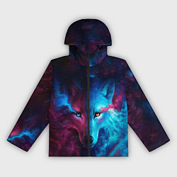 Ветровка с капюшоном женская ЗВЕЗДНЫЙ ВОЛК, цвет: 3D-черный