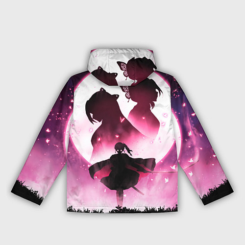 Женская ветровка Столп Бабочки / 3D-Белый – фото 2