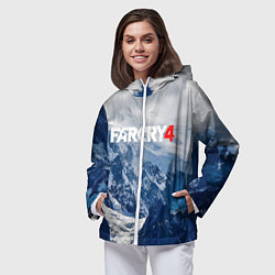Ветровка с капюшоном женская FARCRY 4 S, цвет: 3D-белый — фото 2