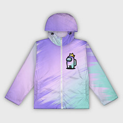 Ветровка с капюшоном женская AMONG US GRADIENT, цвет: 3D-белый