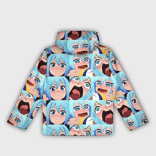 Женская ветровка Аква Коносуба Aqua Konosuba / 3D-Белый – фото 2