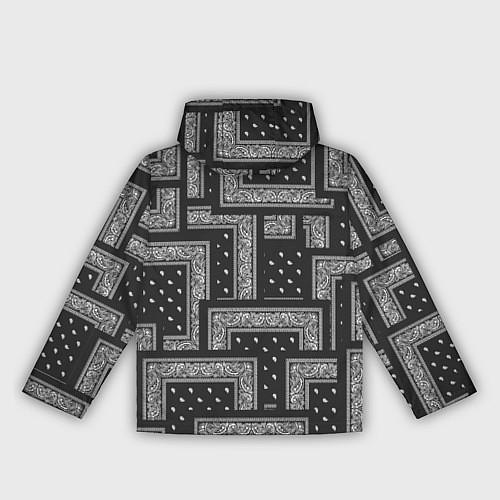 Женская ветровка 3D Бандана v black / 3D-Белый – фото 2