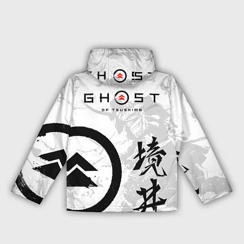 Женская ветровка Ghost of Tsushima / 3D-Белый – фото 2
