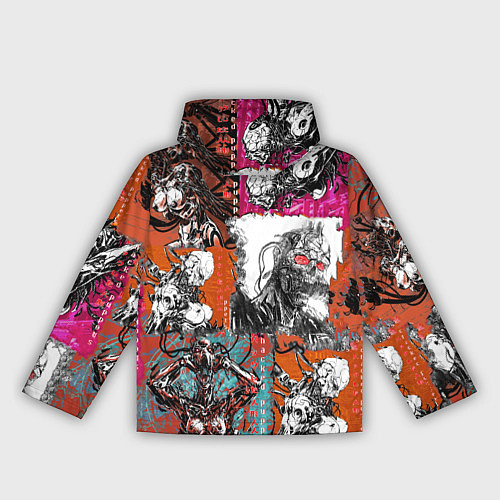 Женская ветровка Cyberpunk 2077 / 3D-Белый – фото 2