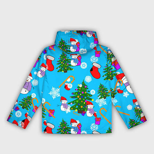 Женская ветровка Новый год / 3D-Белый – фото 2