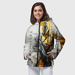 Ветровка с капюшоном женская DESTINY, WARLOCK, цвет: 3D-черный — фото 2