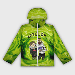 Ветровка с капюшоном женская Репер - OG Buda, цвет: 3D-белый