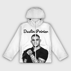 Ветровка с капюшоном женская Dustin Poirier, цвет: 3D-белый