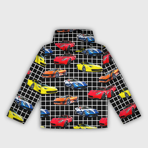 Женская ветровка Гоночные тачки / 3D-Белый – фото 2