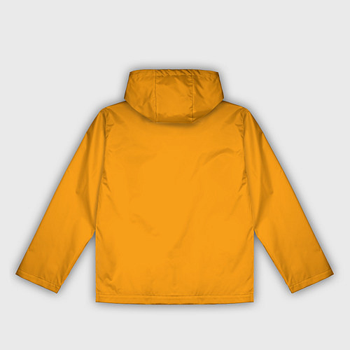 Женская ветровка Цвет Шафран без рисунка / 3D-Белый – фото 2