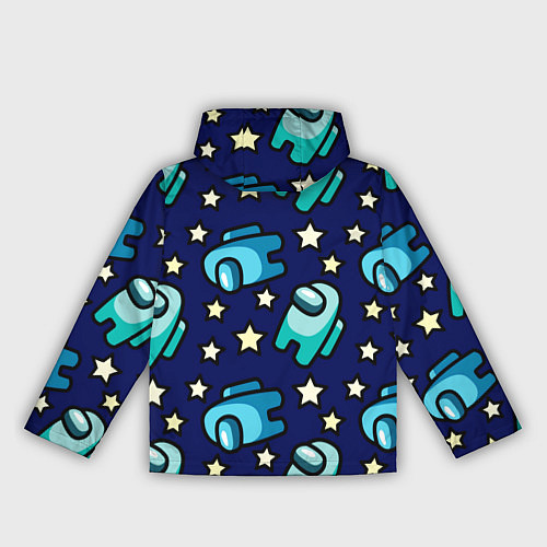 Женская ветровка Among Us Звёзды / 3D-Белый – фото 2